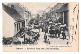Torhout Thourout Zuidstraat Daags Voor Sint Pietersfeeste D V D 8920 1902 - Torhout