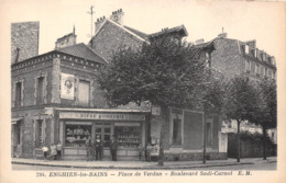 95-ENGHIEN-LES-BAINS- PLACE DE VERDUN, BOULEVARD SADI-CARNOT - Enghien Les Bains