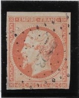 France N°16 - 40c Orange - B - 1853-1860 Napoléon III