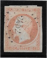 France N°16 - 40c Orange - B - 1853-1860 Napoleon III