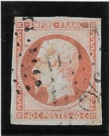 France N°16 - 40c Orange - B - 1853-1860 Napoleon III