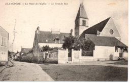 Cpa Elancourt Place De L'église La Grande Rue. - Elancourt