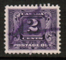 CANADA  Scott # J 2 VF USED (Stamp Scan # 548) - Port Dû (Taxe)