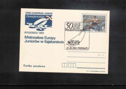 Poland / Polska 1983 Sailing Interesting Cover - Kanu