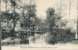 Argent Sur Sauldre Passerelle  Moulin Du Crot  Water Mill Edit Deschamps Cliché Imbert Vincennes - Argent-sur-Sauldre