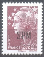 Marianne De Beaujard 2010 - SPM - Unused Stamps