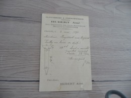 CPA 08 Ardennes Entier Repiqué Hubert Ainé Clouterie Et Ferronnerie Charleville 1890 - Charleville