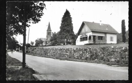 Cpsm 7420419 Saint-cergues La Poste Et L'église - Saint-Cergues