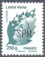 Marianne De Beaujard 2012 - SPM - Unused Stamps