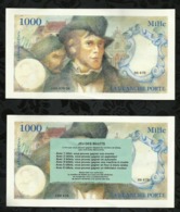 BILLET FICTIF DE 1000 . LA BLANCHE PORTE . - Specimen