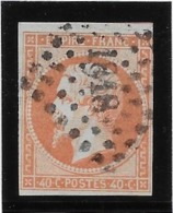 France N°16 - 40c Orange - TB - 1853-1860 Napoléon III