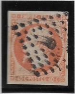 France N°16 - 40c Orange - TB - 1853-1860 Napoleone III