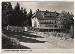 Altenberg Bärenburg - S/w Urlauber Café - Altenberg