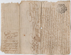 VP15.984 - ARGENTAT - Cachet De Généralité De LIMOGES -  Acte 1749 - Quittance Mr LAFON à NEUVILLE - Gebührenstempel, Impoststempel