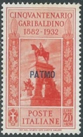 1932 EGEO PATMO GARIBALDI 2,55 LIRE MH * - RB9-8 - Egeo (Patmo)