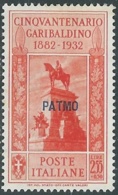 1932 EGEO PATMO GARIBALDI 2,55 LIRE MH * - RB9-8 - Egée (Patmo)