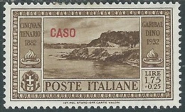 1932 EGEO CASO GARIBALDI 1,75 LIRE MH * - RB9-6 - Ägäis (Caso)