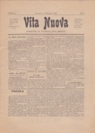 PICCOLO GIORNALE - PADOVA - VITA NUOVA - CORRIERE DI PIAZZOLA SUL BRENTA - N° 1 -  ANNO. 1905 - First Editions