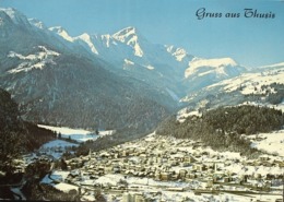 Gruss Aus THUSIS Flugaufnahme - Thusis