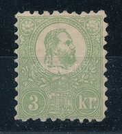 * 1871 Kőnyomat 3kr II. Típus Eredeti Gumival, Falcos (240.000) - Autres & Non Classés