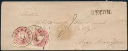 1864 Ajánlott Levél 4 X 5kr (OPM 26) Bérmentesítéssel 'NAGY-KÁLLÓ' - 'NAGY-BÁNYA' - Sonstige & Ohne Zuordnung