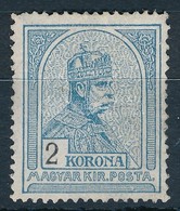 ** 1913 Turul 2K Fekvő Vízjellel (52.000) Javított Gumi (?) - Other & Unclassified