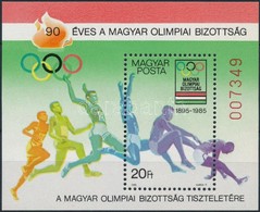 ** 1985 90 éves A Magyar Olimpiai Bizottság Ajándék Blokk (26.000) / Mi Block 175 Present Of The Post - Other & Unclassified