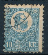 O 1871 Kőnyomat 10kr Képbe Fogazva - Other & Unclassified