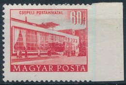 ** 1953 Épületek 60f Jobb Oldalon Vágott ívszéllel - Other & Unclassified