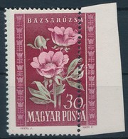 * 1950 Virág 30f Durva Elfogazással, Extra Méretben - Other & Unclassified
