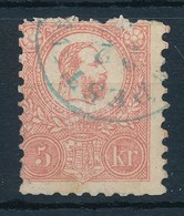 O 1871 Kőnyomat 5kr 'PEST / (BRIEFSAMMLUNG N)o 15' (Gudlin 500 Pont) (foghibák / Perf. Faults.) - Sonstige & Ohne Zuordnung