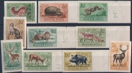 * 1953 Erdei állatok Részben ívszéli Vágott Sor (15.000) - Sonstige & Ohne Zuordnung