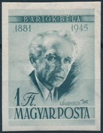 ** 1955 Bartók Béla (I.) Vágott Bélyeg - Other & Unclassified