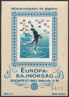 ** 1963 Műkorcsolyázó és Jégtánc Európa-Bajnokság Vágott Blokk (16.000) - Otros & Sin Clasificación