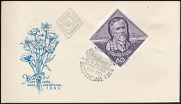 1963 Korányi Frigyes Vágott Bélyeg FDC-n - Other & Unclassified