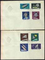 1964 Az űrkutatás Eredményei (I.) Vágott Sor 2db FDC-n (3.500) - Other & Unclassified