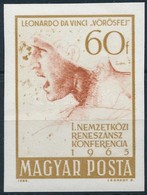 ** 1965 Évfordulók - Leonardo Da Vinci Vágott Bélyeg - Otros & Sin Clasificación