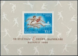 ** 1966 Atlétikai Európa-Bajnokság Vágott Blokk (4.000) - Other & Unclassified