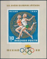 ** 1968 Olimpia (III.) - Mexikó Vágott Blokk (4.500) - Otros & Sin Clasificación