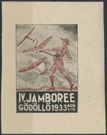 ** 1933/7a Cserkész IV. Jamboree Gödöllő, Repülők Emlékív (100.000) / Scout Jamboree (ujjlenyomatok / Fingerprints) - Otros & Sin Clasificación