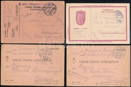 1915-1917 4 Db I. Világháborús Tábori Posta Levelezőlap TP 14, 37, 77, 632 - Otros & Sin Clasificación