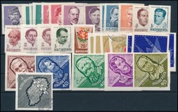 ** * O 1960-1963 31 Db, 21 Klf Vágott Magyar Bélyeg - Otros & Sin Clasificación