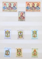 ** O Kis Magyar Postatiszta Gyűjteményrész 1989-1991 + Külföldi Bélyegek Postatiszta Sorokkal 8 Lapos Közepes Berakóban - Andere & Zonder Classificatie