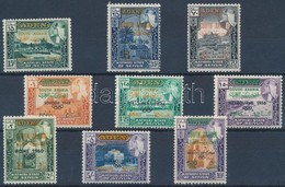 ** Aden Kathiri State Of Seyun 1966 Olimpiák Sor Fekete Felülnyomással Mi 68-76 (Mi EUR 150.-) - Sonstige & Ohne Zuordnung