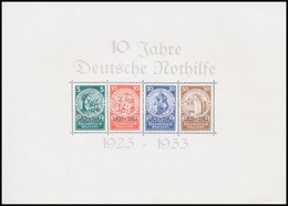 ** 1982 Németország 1982-es Reprint Kiadása Az 1930-as Iposta 1933-as Nothilfe Blokknak - Otros & Sin Clasificación