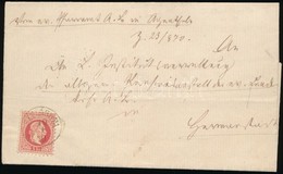 1870 5kr Levélen / On Cover 'SZT.ÁGOTA' - 'NAGY SZEBEN' - Other & Unclassified