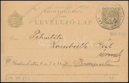 1903 Levelezőlap 'SZILÁGY-SOMLYÓ-SZÉKELYHÍD' Mozgóposta Bélyegzéssel - Otros & Sin Clasificación