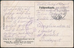 1917 Tábori Posta Képeslap / Field Postcard 'M.KIR. BUDAPESTI HONVÉD GYALOGEZRED' + 'TP 417' - Other & Unclassified