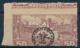 ** Debrecen II. 1920 50f Látványosan Elfogazva / Mi 89x Shifted Perforation. Signed: Bodor - Otros & Sin Clasificación