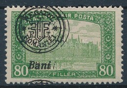 ** 1919 Parlament 80f Dupla Felülnyomással, Bodor Vizsgálójellel - Andere & Zonder Classificatie